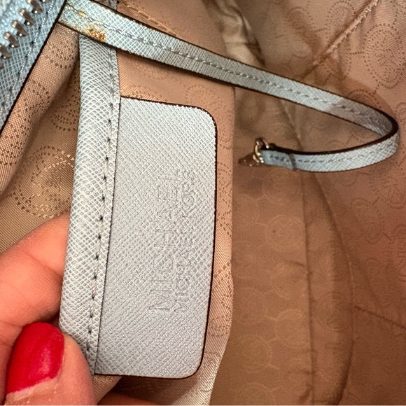 MICHAEL Michael Kors Blue Studded Tote - Picture 7 of 13